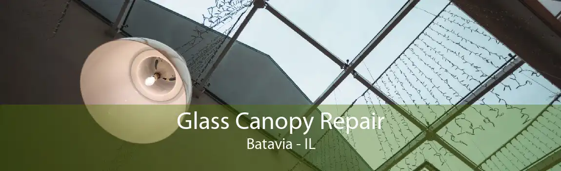 Glass Canopy Repair Batavia - IL